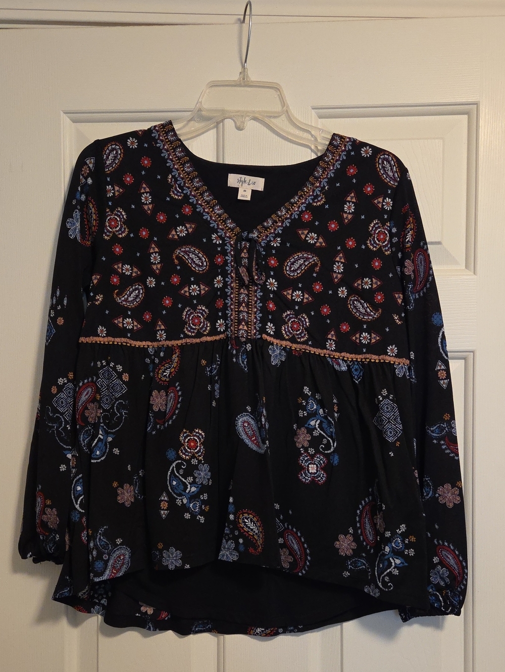 Style & Co Long Sleeve Top
